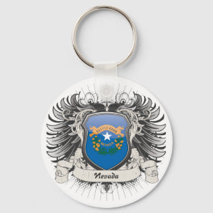 Nevada Crest Key Ring