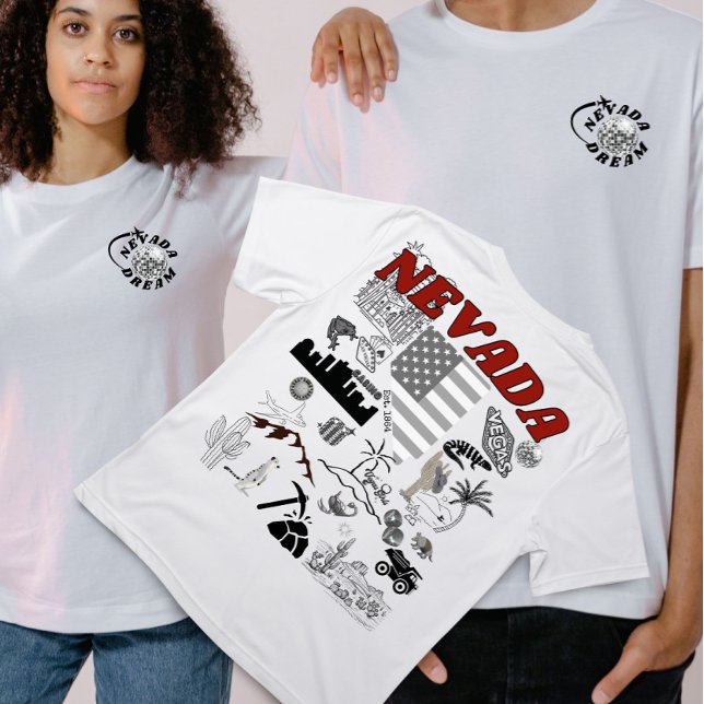 Nevada Dream Las Vegas White  T-Shirt (Creator Uploaded)
