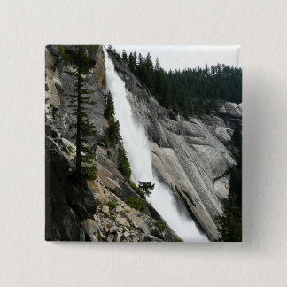 Nevada Falls at Yosemite National Park 15 Cm Square Badge