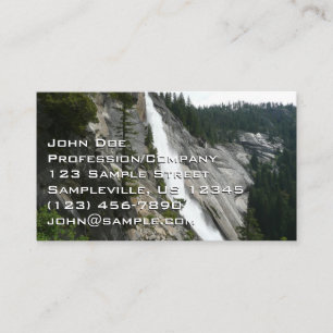 Nevada Falls at Yosemite National Park Business Card