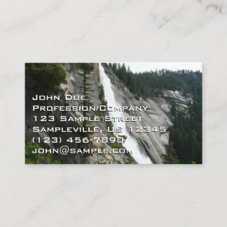 Nevada Falls at Yosemite National Park Business Card