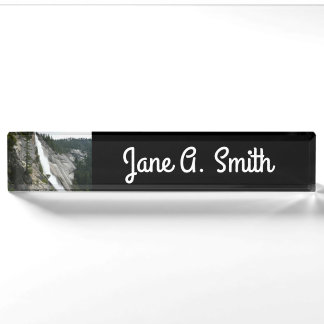 Nevada Falls at Yosemite National Park Nameplate