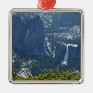 Nevada Falls from the Panorama Trail Metal Tree Decoration