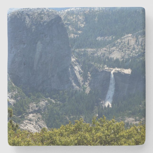 Nevada Falls from the Panorama Trail Stone Coaster (Front)