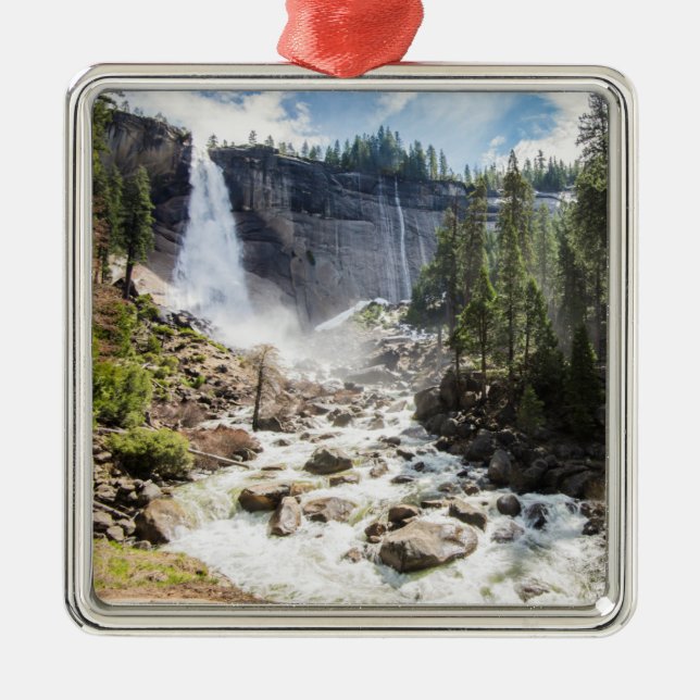 Nevada Falls Metal Tree Decoration (Front)