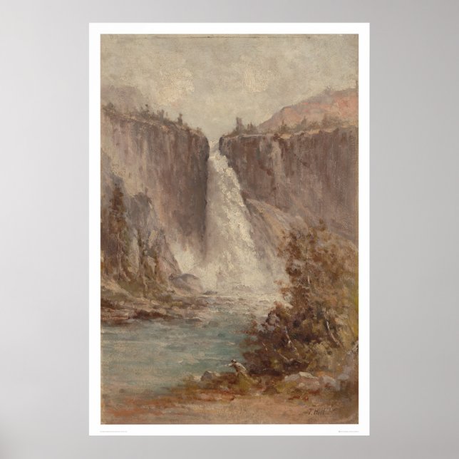 Nevada Falls, Yosemite (1252) Poster (Front)