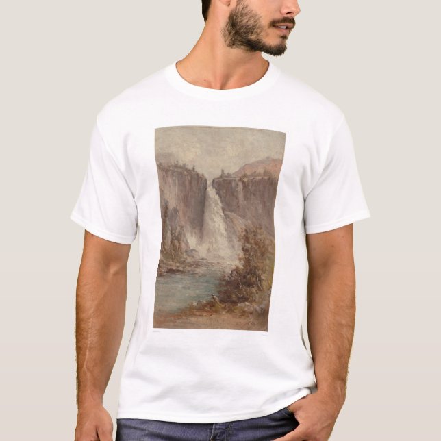 Nevada Falls, Yosemite (1252) T-Shirt (Front)
