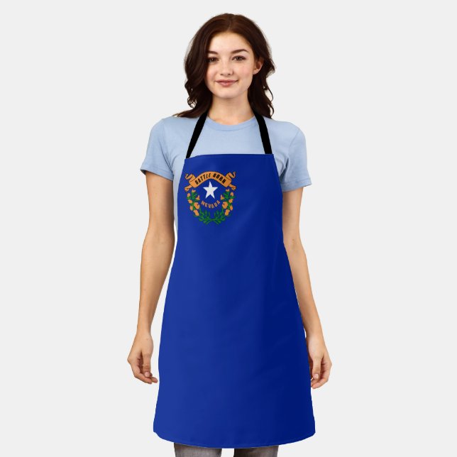 Nevada flag apron (Worn)