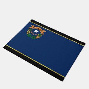 Nevada flag doormat