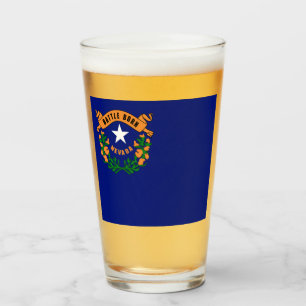 Nevada flag  glass