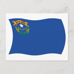 Nevada Flag Postcard