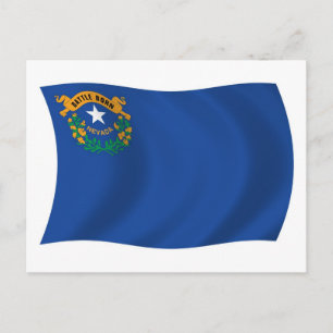 Nevada Flag Postcard