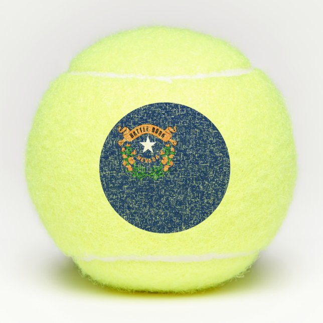 Nevada flag tennis balls (Front)
