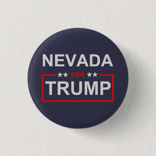 Nevada for Trump 3 Cm Round Badge