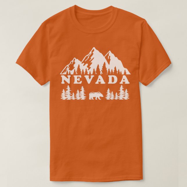 Nevada Hiking  T-Shirt (Design Front)