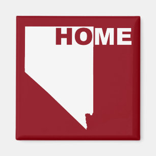 Nevada Home Away From State Fridge Magnet