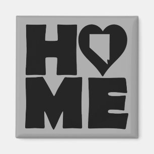 Nevada Home Heart State Fridge Magnet