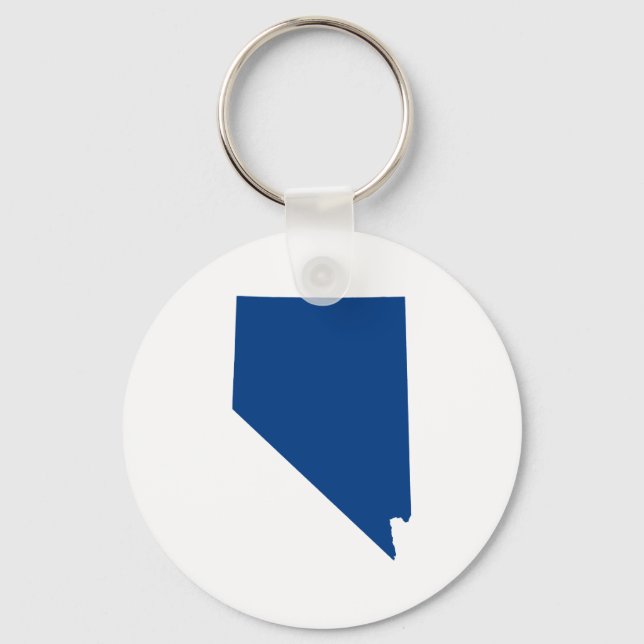 Nevada in Blue Key Ring (Front)