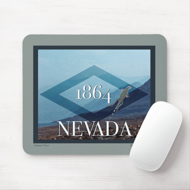 Nevada Landscape Poster Mouse Pad (With Mouse)