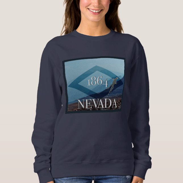 Nevada Landscape Poster Sweatshirt (Front)