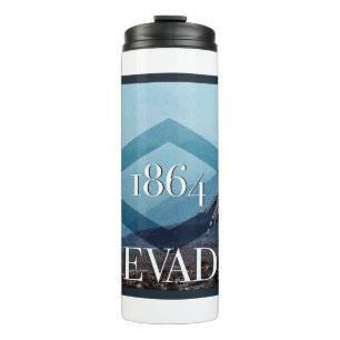 Nevada Landscape Poster Thermal Tumbler