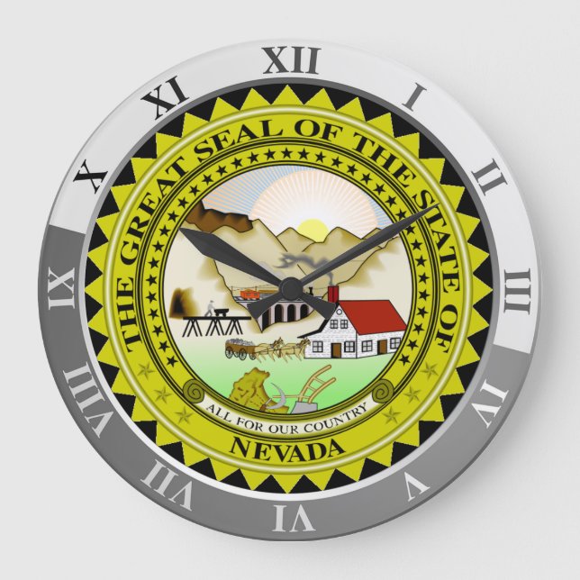 Nevada Large Clock (Front)