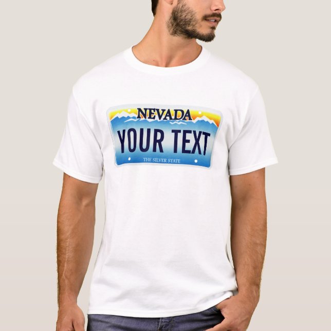Nevada license plate T-Shirt (Front)