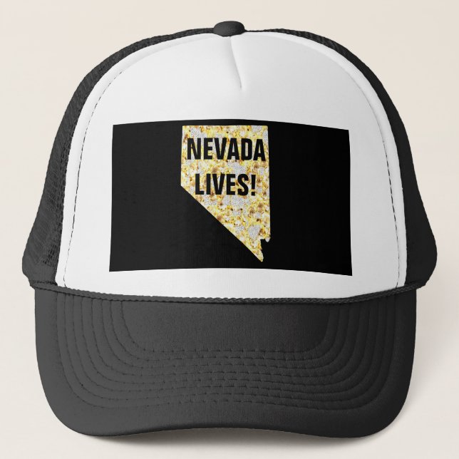 NEVADA LIVES TRUCKER HAT (Front)