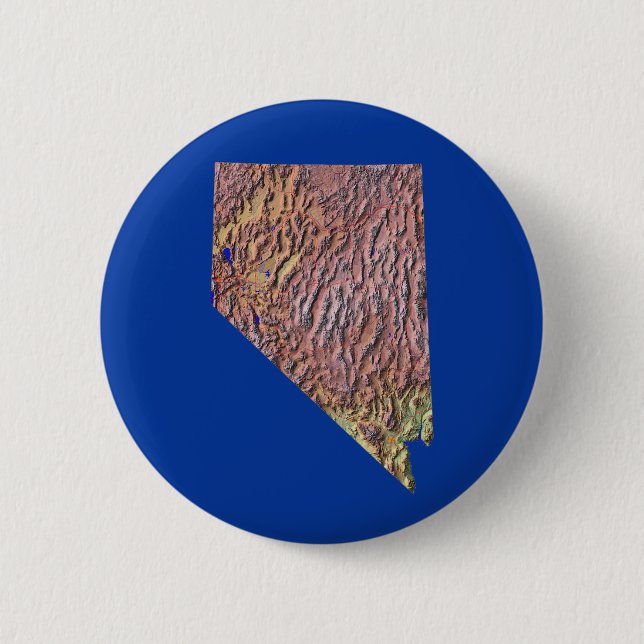 Nevada Map Button (Front)