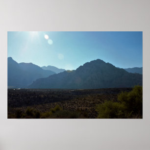 Nevada Mountain Desert Poster