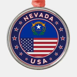 Nevada, Nevada phone case, Nevada sticker, Metal Tree Decoration
