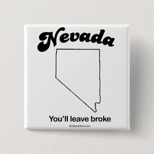 NEVADA - "NEVADA STATE MOTTO" T-shirts and Gear 15 Cm Square Badge (Front)