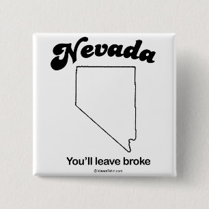 NEVADA - "NEVADA STATE MOTTO" T-shirts and Gear 15 Cm Square Badge