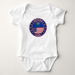 Nevada, Nevada t-shirt, Baby Bodysuit