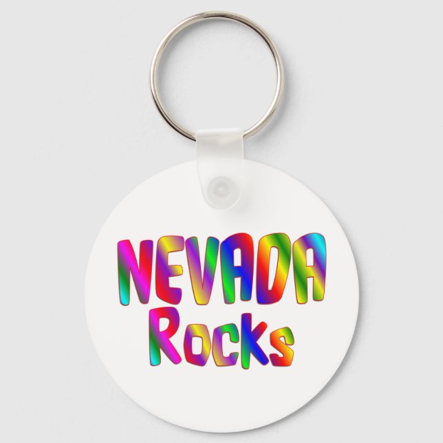 Nevada Rocks Key Ring (Front)