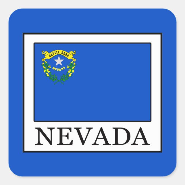 Nevada Square Sticker (Front)