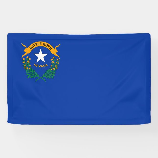 Nevada State Flag Banner (Horizontal)