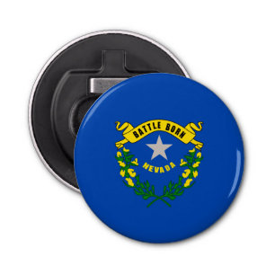 Nevada State Flag Design Bottle Opener