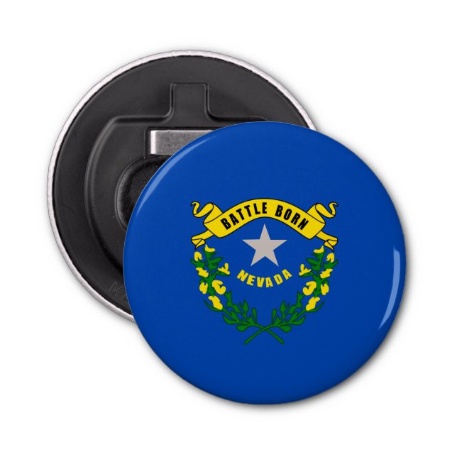 Nevada State Flag Design Bottle Opener (Front)