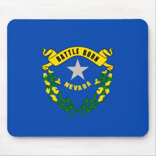 Nevada State Flag Design Mouse Pad