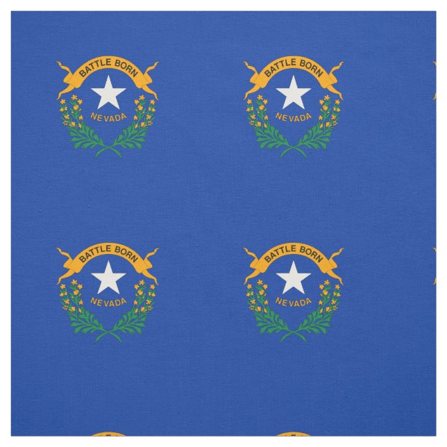 Nevada State Flag Fabric (Swatch)