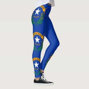 Nevada State Flag Leggings