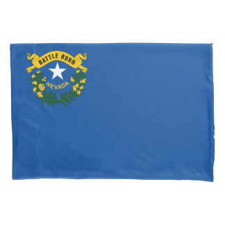 Nevada State Flag Print Patriotc Pillowcase