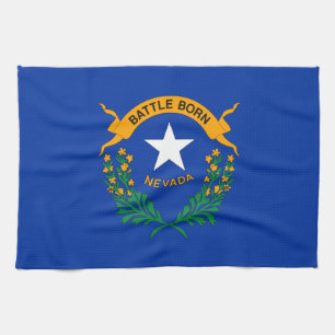 Nevada State Flag Tea Towel