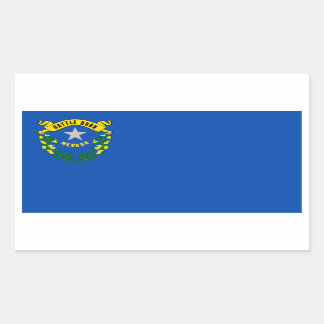 Nevada State Flag, United States Rectangular Sticker