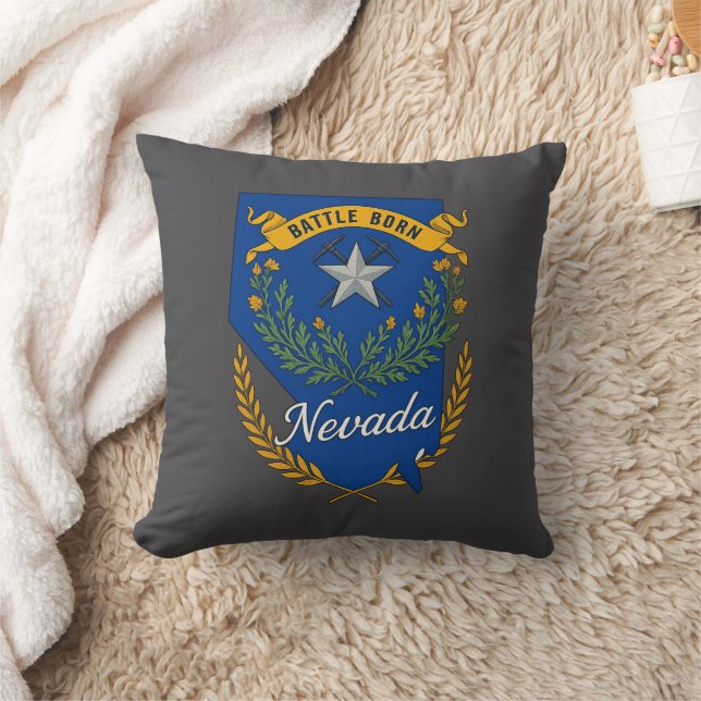 Nevada state pride cushion (Blanket)