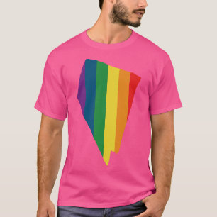 Nevada State Rainbow T-Shirt