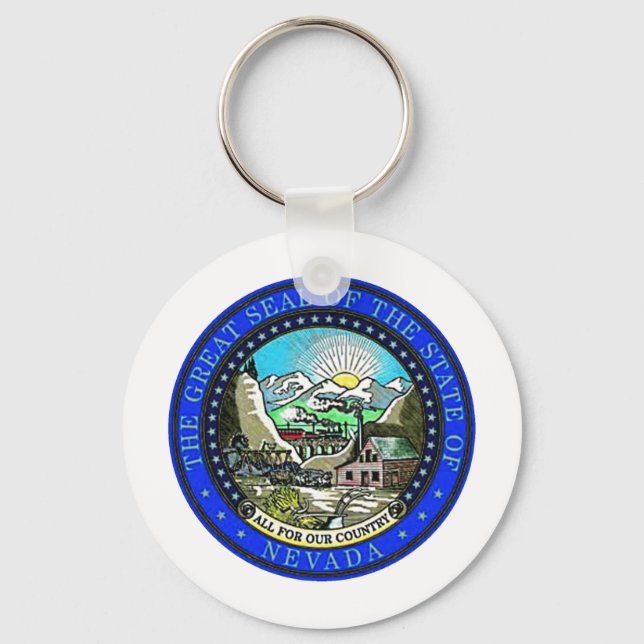 Nevada State Seal Key Ring (Front)