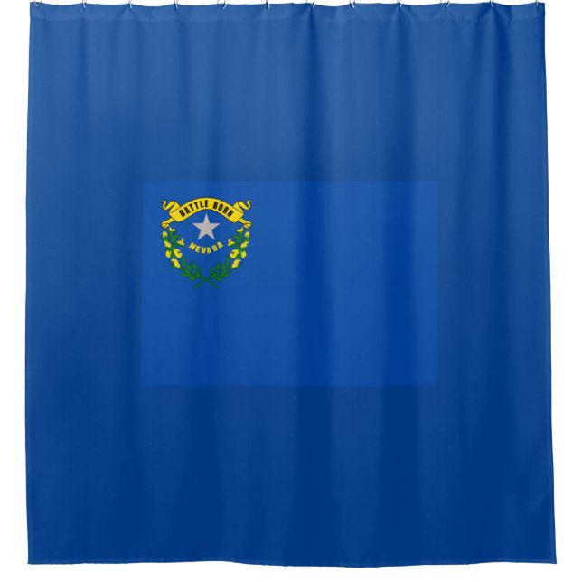 Nevada State Shower Curtain (Front)