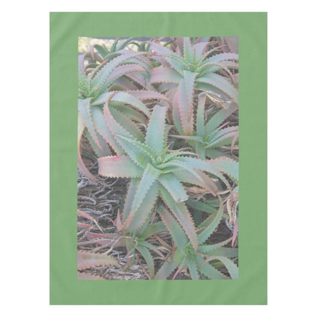 Nevada succulents         tablecloth (Front)